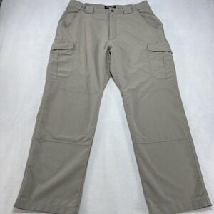 TRU-SPEC Cargo Pants Mens‎ 36x30 Beige Ripstop Tactical Army Workwear TS Logo